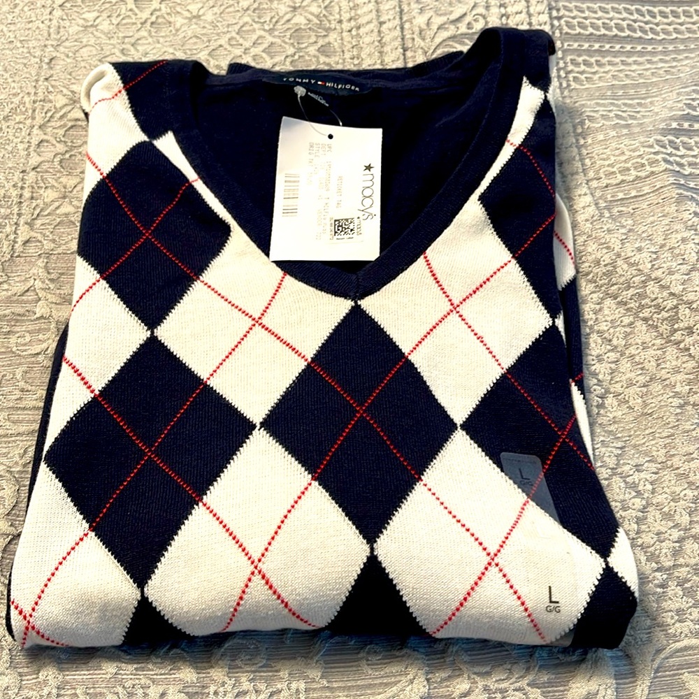 Tommy Hilfiger Argyle Sweater